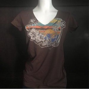 Rip Curl surf brown graphic t-shirt